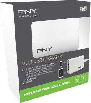 Ładowarka PNY Multi USB 5x USB-A  (P-AC-5UF-WUK01-RB) 2