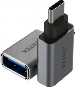 Adapter USB Unitek USB-C - USB Srebrny  (Y-A025CGY) 9