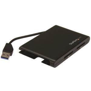 Czytnik StarTech 2x SD, USB 3.0, Czarny (2SD4FCRU3) 3