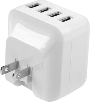 Ładowarka StarTech Sieciowa 4x USB 34W 6.8A Biała (USB4PACWH) 3