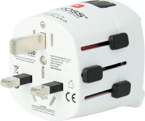 Skross Adapter podróżny PRO Light z USB biały (AKGADSKRLMPROU01) 1