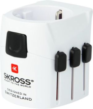 Skross Adapter podróżny PRO Light z USB biały (AKGADSKRLMPROU01) 3