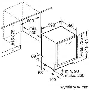 Zmywarka Bosch SMV25AX00E 8