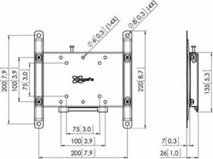 Vogels Uchwyt ścienny PFW 4200 19'' - 42'' 2