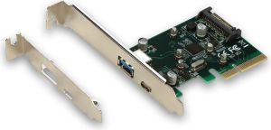 Kontroler I-TEC PCIe 2.0 x4 - USB 3.2 Gen 2 + USB-C 3.2 Gen 2 (PCE2U31AC) 1