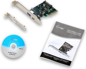 Kontroler I-TEC PCIe 2.0 x4 - USB 3.2 Gen 2 + USB-C 3.2 Gen 2 (PCE2U31AC) 5