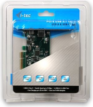 Kontroler I-TEC PCIe 2.0 x4 - USB 3.2 Gen 2 + USB-C 3.2 Gen 2 (PCE2U31AC) 6