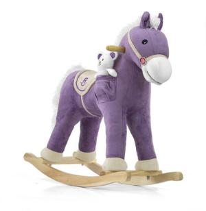 Milly Mally Koń na biegunach Pony purple (MUSTANG PP) 1