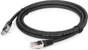 Gembird RJ-45/RJ-45 kat.6a S/FTP Czarny 1.5m (PP6A-LSZHCU-BK-1.5M) 2