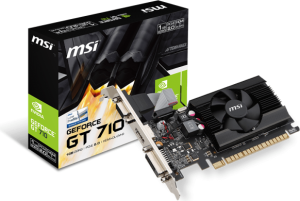 Karta graficzna MSI GeForce GT 710 Low Profile 1GB DDR3 (GT 710 1GD3 LP) 1