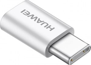 Adapter USB Huawei AP52 USB-C - microUSB Biały  (4071259) 1