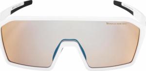Alpina ALPINA Okulary na rower RAM Q-LITE V białe mat szkło niebieskie lustro Cat.1-3 1