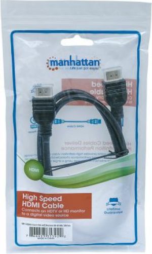 Kabel Manhattan HDMI - HDMI 1m czarny (353922) 6