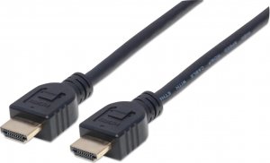 Kabel Manhattan HDMI - HDMI 1m czarny (353922) 1