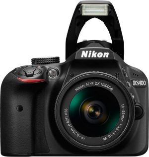 Lustrzanka Nikon D3400 + AF-P 18-55VR KIT (VBA490K001) 9