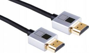 Kabel LechPol HDMI - HDMI 1.5m srebrny (LB0054) 1