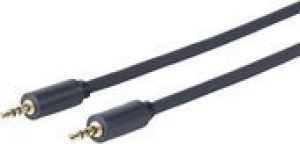 Kabel VivoLink Jack 3.5mm - Jack 3.5mm 0.5m czarny (PROMJLSZH0.5) 1