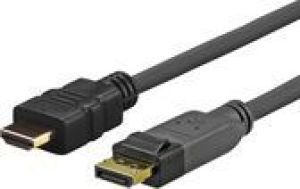 Kabel VivoLink DisplayPort - HDMI 1m czarny (PRODPHDMI4K1) 1