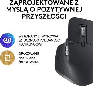 Mysz Logitech MX Master 3S Performance Graphite (910-006559) 10