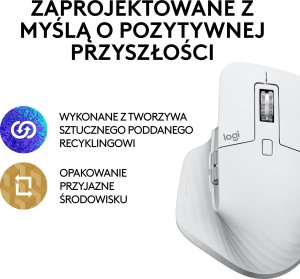 Mysz Logitech MX Master 3S Performance Pale Grey (910-006560) 10