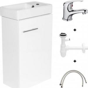 Deftrans Zestaw łazienkowy szafka z umywalką 40 Small biały 1