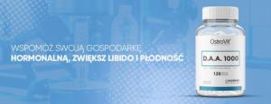 OstroVit OstroVit D.A.A 1000 mg 120 kapsułek kwas D-asparginowy one size 3