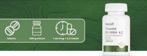 OstroVit OstroVit Witamina D3 4000 IU + K2 VEGE 100 tabletek one size 3