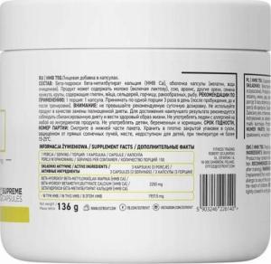 OstroVit OstroVit HMB 150 kaps. Maślan Wapnia ANTYKATABOLIK one size 2