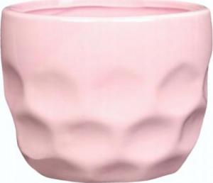 Polnix Doniczka ceramiczna na kwiaty 9,5 cm różowa 1