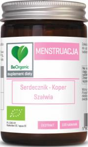 Aliness BeOrganic Menstruacja BIO 450 mg x 100 tabletek one size 1