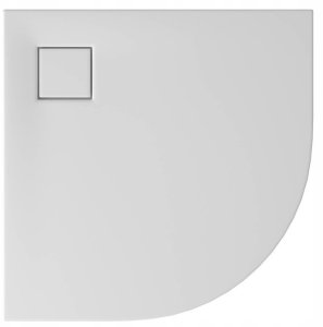 Brodzik Cersanit W S932-156 SET B449 BRODZIK PÓŁOKRĄGŁY TAKO SLIM 90X4 BIAŁY MAT( S932-144 ) + SYFON (VIRT)// KNC.B.TAKO.PÓŁ.90X4-B+SYF 2