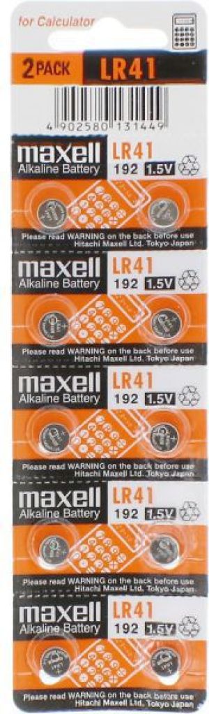 Maxell Bateria LR41 10 szt. 1