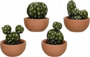 Kaemingk Sztuczna roślina w doniczce kaktus 10,5cm 801321 1