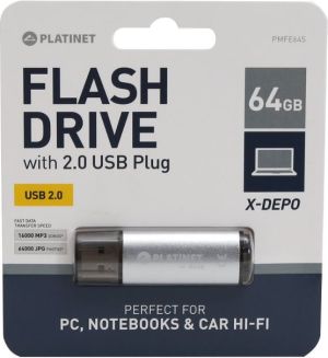 Pendrive Platinet X-Depo, 64 GB  (PMFE64S) 4