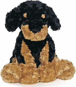 Teddykompaniet Teddykompaniet Piesek czarno-brązowy 40cm 1