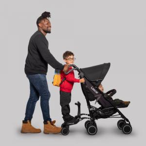 Lascal LAS Zestaw BuggyBoard MAXI+ Czarny/Czerwony 9