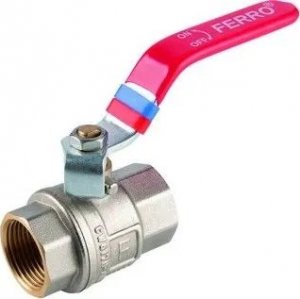 Ferro KFP3 ZAWÓR KUL. WODNY Z RĄCZKA 1'' NAKR-NAKR, F-POWER // ZKW-25-WW-R-FER-POWER 5