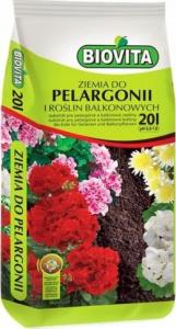 Biovita Ziemia do pelargonii i roślin balkonowych 20L 1