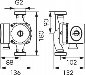 Ferro 0607W POMPA ELEKTRONICZNA GPA II 180 32-80 FERRO // OG.POM.CO.ELE.FER.32-8-180 3