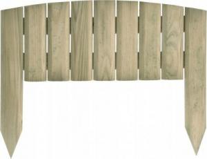 Sobex Płotek trawnikowy drewniany palisada ogrodowa 40 cm 1