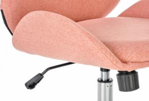 Krzesło biurowe Halmar Falcao Różowe 7