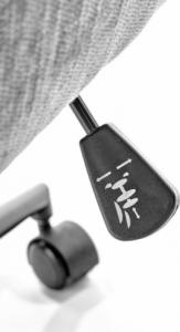 Krzesło biurowe Halmar Flores szare 8