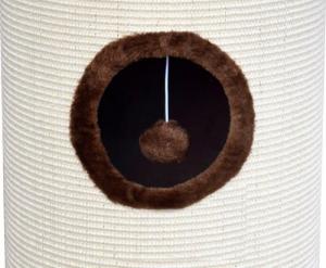 Bituxx Drapak dla kota tuba beżowo-brązowa 70CM sizalowa BITUXX 5