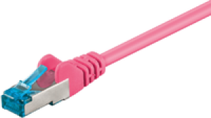 MicroConnect RJ-45/RJ-45 kat.6a S/FTP 2m Różowy (SFTP6A02PI) 1