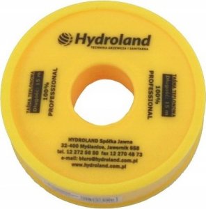 Hydroland TAŚMA TEFLON.GAZOWA 19MM X15MX0.20MM // A.TEFLON.G.19X15 6