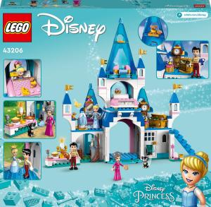 LEGO Disney Princess Zamek Kopciuszka i Księcia z bajki (43206) 2