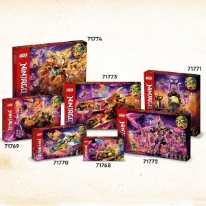 LEGO Ninjago Złoty smoczy odrzutowiec Zane’a (71770) 5
