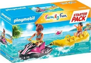 Playmobil PLAYMOBIL 70906 Starter Pack Water Scooter with Banana Boat Construction Toy 1