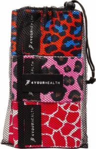 4yourhealth 4YH Zestaw 3 gum materiałowych oporowych do ćwiczeń 2