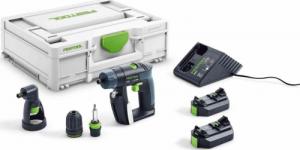 Wiertarko-wkrętarka Festool CXS 2,6-Set (576093) 10.8 V 2 x akumulator 2.6 Ah 1